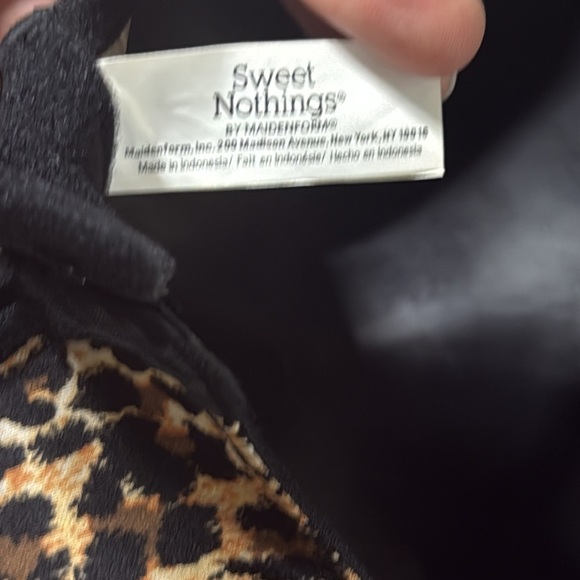 Sweet Nothings Leopard Print Shapewear Mini Dress Bodycon Tight Sexy Size 36C - Picture 5 of 7